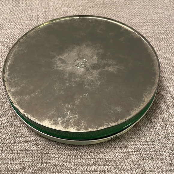 Vintage Cookie Tin by OLIVE Can Chicago with Winter Scenery Horse Drawn Sleigh - Picture 2 of 8